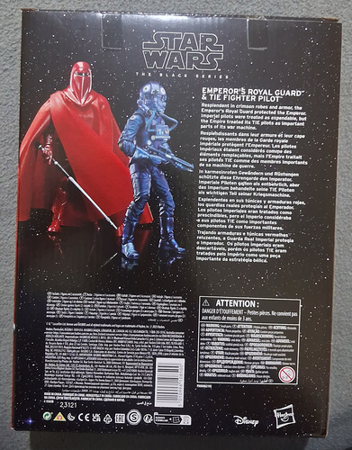 Pack Royal Guard Tie Pilot Star Wars Black Series Carbonized