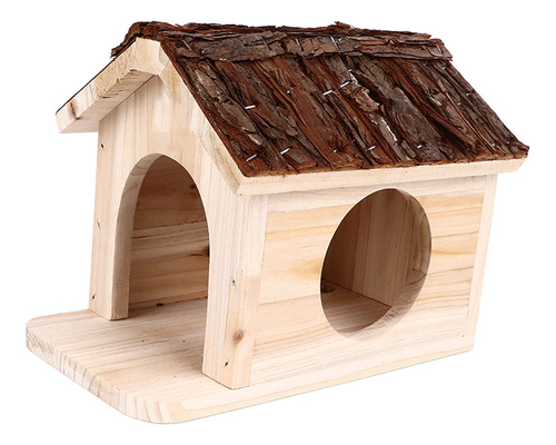 Casa Escondite De Madera Para Hámster Hecha A Mano, De Gran