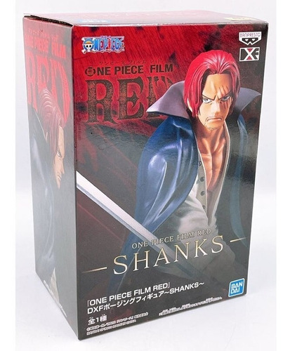 Banpresto Shanks One Piece Red Film Dxf Figura Muñeco 