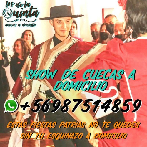 Imagen 3 de 5 de Cuecas A Domicilio. Show Y Clases De Cueca, Bailarines 19