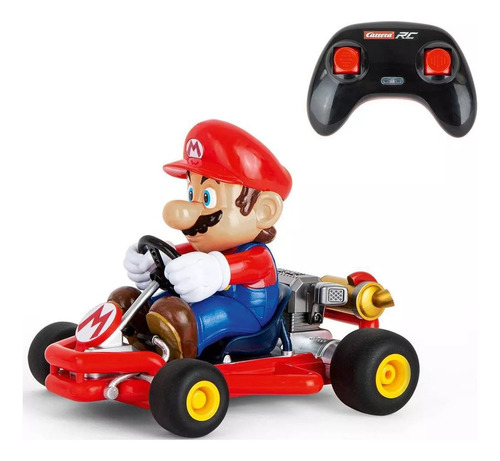 Carro Control Remoto Y Figura Mario Kart Carrera Rc 9 Km