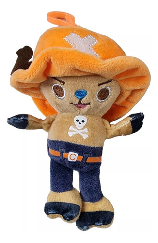 Peluche Llavero Luffy Y Tony Chopper One Pice Oficial