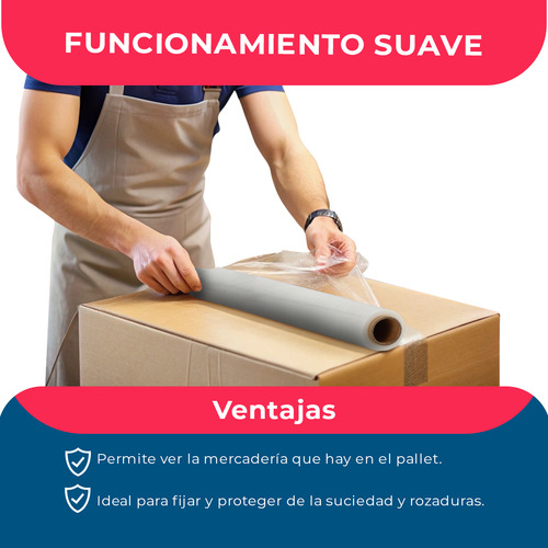 Film Stretch Transparente 1,4kg 275m Pack Mayorista - 1 Und
