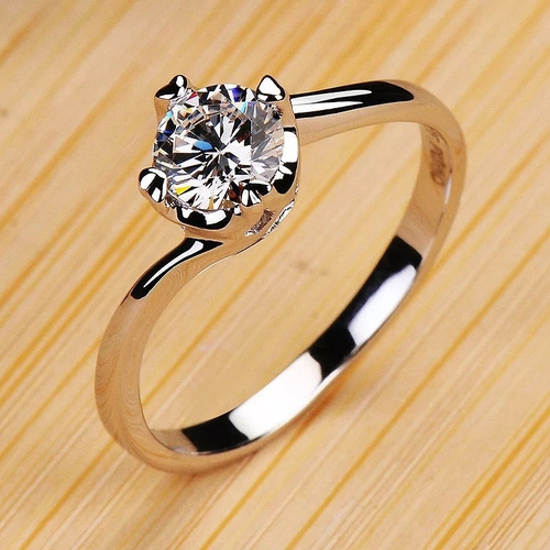 Imagen 8 de 9 de Fabricación, Anillos De Compromiso Oro Blanco De 18k Garant