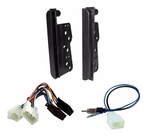 Plug Chicote Som + Moldura 2din Etios Corolla Hilux