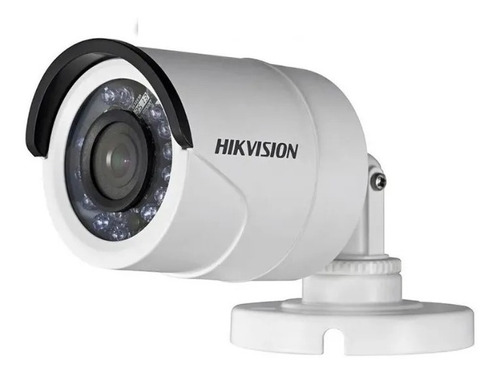 Camara Exterior Hikvision Bullet Metalico 1080p 2ce16d0t-irf Color Blanco