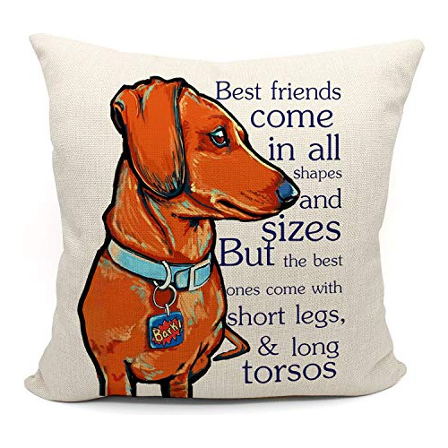 Funda De Almohada Dachshund, Regalos Amantes De Perros,...