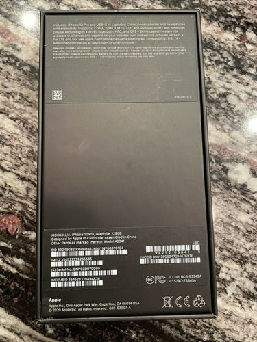 Imagen 4 de 4 de Apple iPhone 12 Pro 128gb Factory Unlocked Inbox