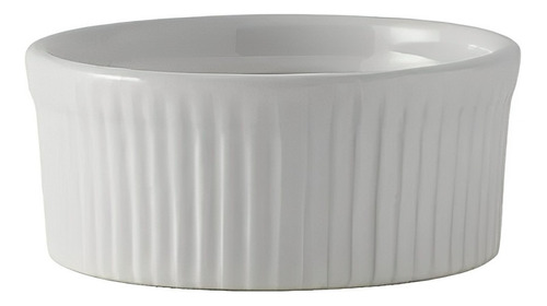 Ramekin Blanco Ranurado 10 Onzas