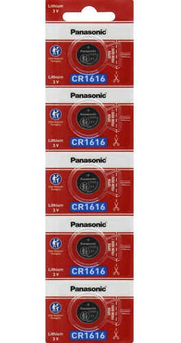 Pilas Boton Cr1616 Panasonic 1616 3v - Pack X 30 Unidades