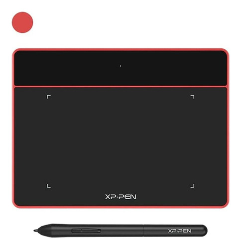 Mesa Digitalizadora Xp-pen Deco Fun L Vermelha Grande
