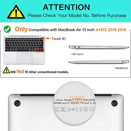 Protector De Teclado Shorcuts Mac Os X Para Macbook Air 2018