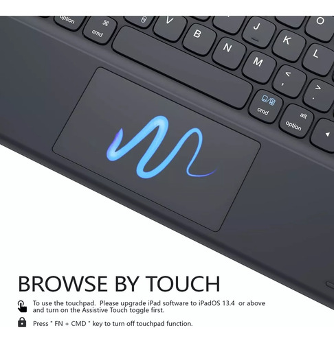 Funda Con Teclado + Touchpad Para iPad Pro 11 2018/2020