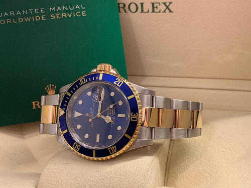 Rolex Submariner Aço E Ouro , Blue Dial , Impecável !!!