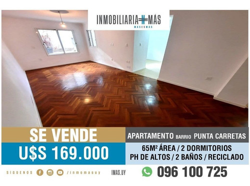 Imagen 1 de 14 de Apartamento Alquiler Ph De Altos Punta Carretas Imas.uy Lc *