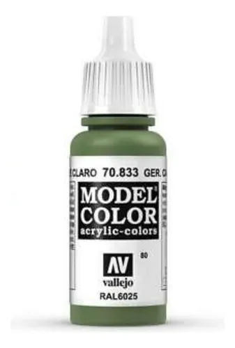 Vallejo Model Color 17ml Pintura Acrílica Color 80 Alemán Camuflaje Verde Claro 70.833