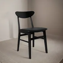 Comprar Silla De Comedor De Madera Buhl Negro