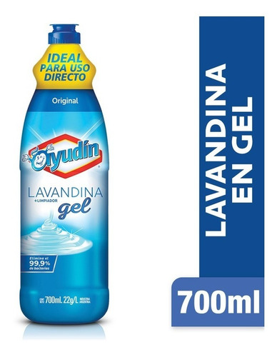 Lavandina En Gel Ayudín Original 700 Ml