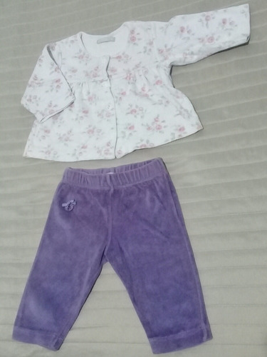 Conjunto De Bebé De Plush Marca Mini Mimo Talle 3/6 Meses 