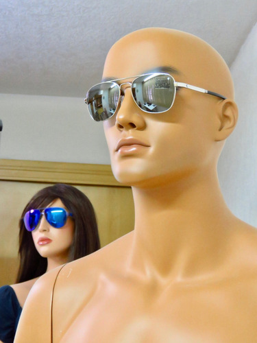 Lentes Gafas Mont Blanc Mb649s Shiny Aviator Italy 56mm Suns