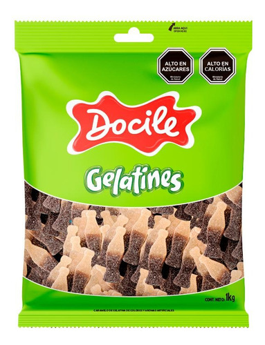 Gomitas Botella De Cola Ácida 1 Kg. Docile