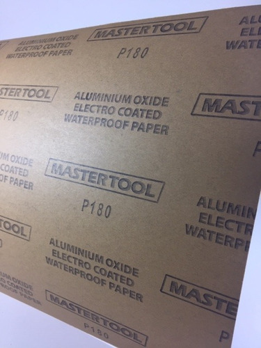 Lija Pliego Wet & Dry Grano 180 Mastertool Paq De 50