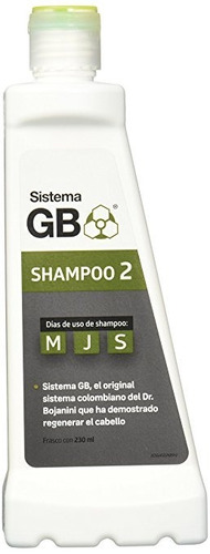 Shampoo Sistema Gb 2 Tratamiento De Perdida De Cabello