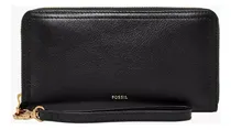 Comprar Cartera Monedero Billetera Cuero Dama Con Rfid Fossil Logan