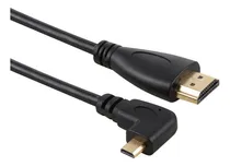 Comprar Cable Hdmi Macho A Micro Hdmi Macho En Ángulo Recto De 50 Cm