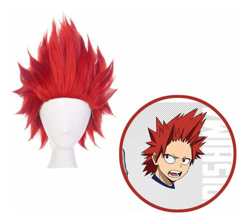 Pelucas Naturales My Hero Academia Kirishima Eijiro