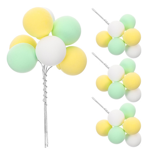 Decoración Para Tartas Con Globos, Adorno Para Magdalenas, 4