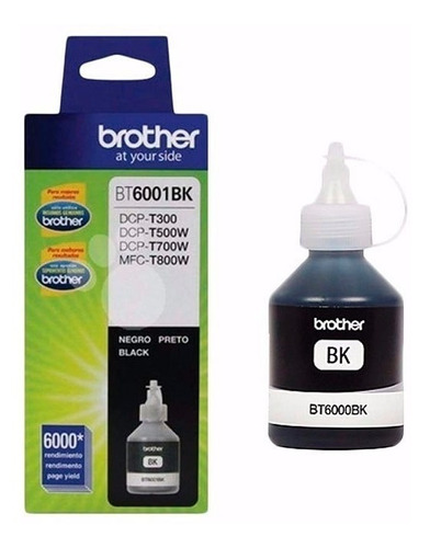Tinta Brother Bt6001 Negro Orig Dcp T300w T500w T700w
