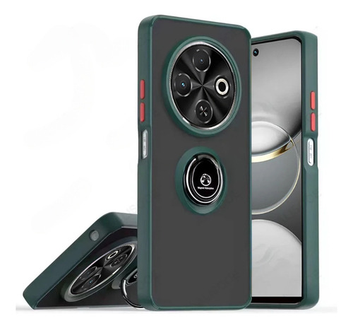 Ay Funda Para Tecno Spark 30c Camon Textura Piel Anillo
