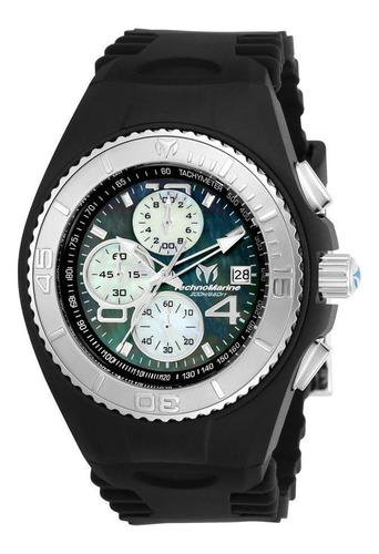 Reloj Technomarine Tm-115349 Silicona Negro Hombre