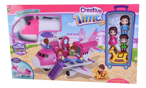 Avión Para Muñecas Con Accesorios Happy Places