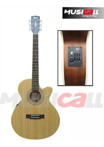 Guitarra Electroacústica Cort Sfx Me Op Natural.