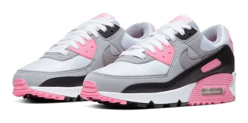 Nike air max 90 rosa y negro hotsell