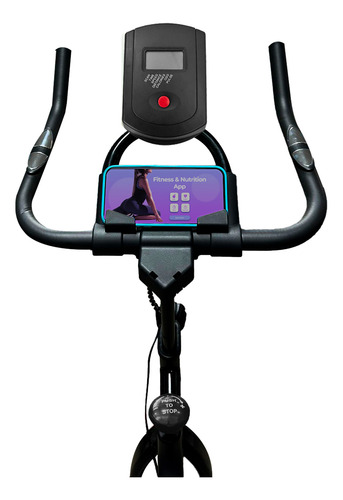 Bicicleta Spinning Ergométrica Semi Profissional Liftness Cor Azul