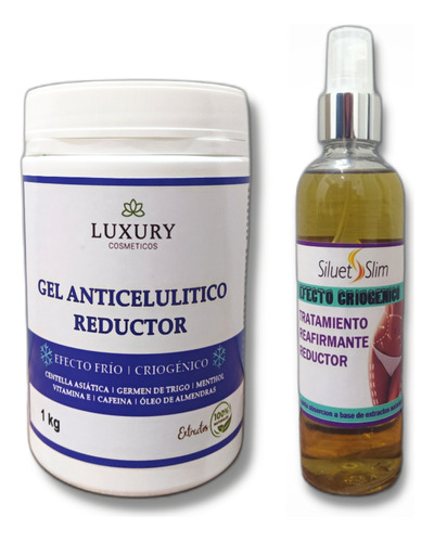 Gel Reductor 1 Kilo+ Locion Reductora Anticelulitis Reafirma