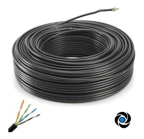 Imagen 5 de 7 de Cable Utp Furukawa Rollo 100m Gigalan Cat6 Exterior Red Cctv