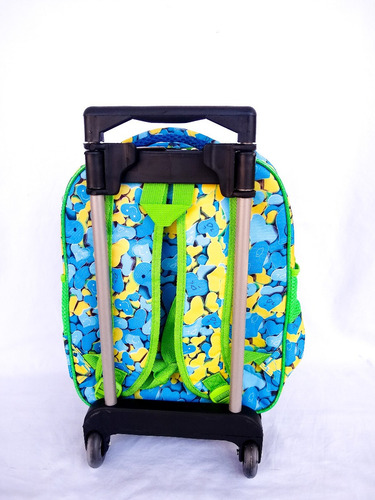 Mochila Infantil Média Rodinha Hulk 3d + Relógio Brinde
