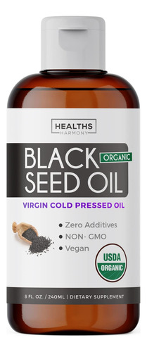 Óleo De Semente De Cominho Preto Healths Harmony Organic 240