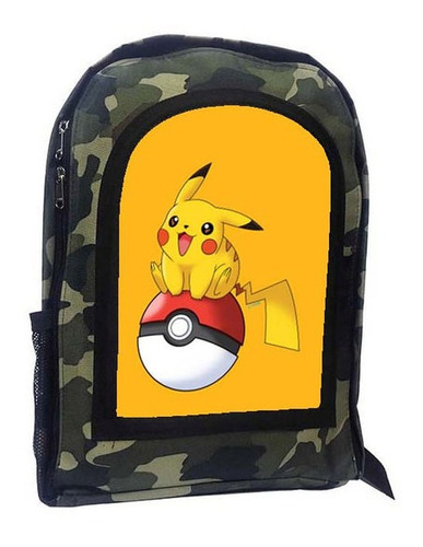 Mochila Camuflada Pikachu A50