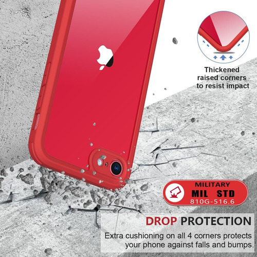 Funda Case Para iPhone SE 2020/2022 Uso Rudo Cubierta Rígida