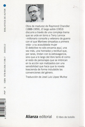 El Largo Adiós - Chandler - Alianza