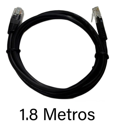 Imagen 2 de 5 de Patchcord Utp Glc 1.8 Mts Cat 6 1000 Mbps Cable De Red Rj45