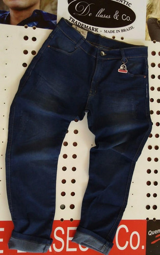Imagem 2 de 3 de Calça Jeans Modelo Skinny Masculina Stone