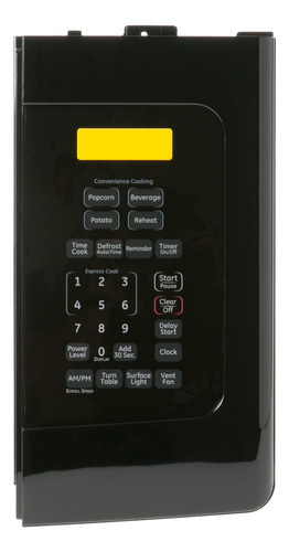 Panel De Control Oem Negro Para Microondas