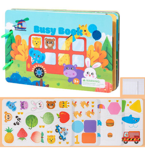 Libro De Actividades Montessori Busy Book Para Niños Pequeño