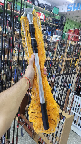 Copo Red Pesca Surfish 1.80 Mts Aluminio Plegable Red Peces Color Amarillo